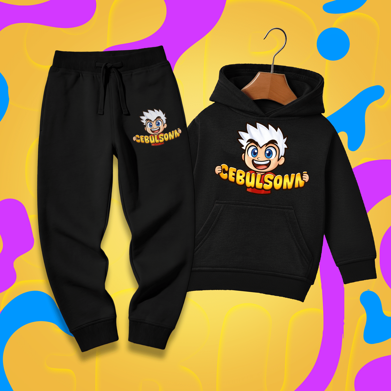 Zestaw Dresowy Cebulsonn - Czarny