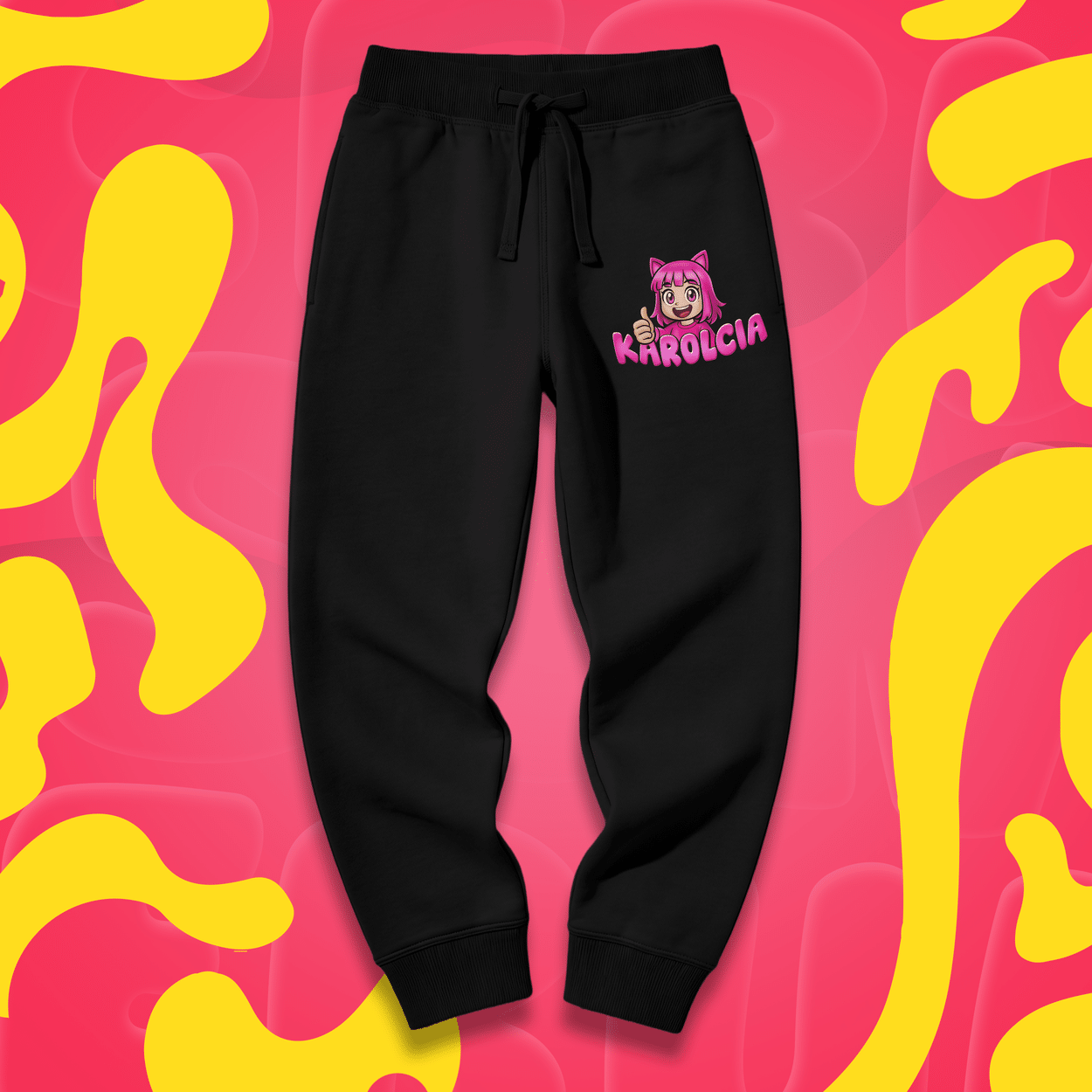 Spodnie Dresowe Karolcia - Czarne